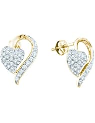 1.00CTW DIAMOND FASHION EARRING