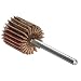 Merit Micro Mini Grind-O-Flex Abrasive Flap Wheel, Round Shank, Aluminum Oxide