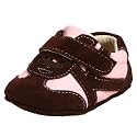 Smaller Infant/Toddler Nancy Trainer,Pink/Brown,0-6 Months (US Infant 0-2 M)