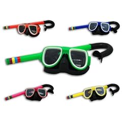 Schnorchelset Schwimmset Taucherset, 1 aus 5 Farben (�berwiegend gelb), Schnorchel und Schwimmbrille f�r Kinder