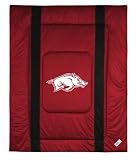 Review Sports Coverage  / Arkansas SIDELINES Full / Queen Jersey Material Comforter