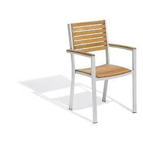 Oxford Garden Travira Armchair, Teak, 4-Pack