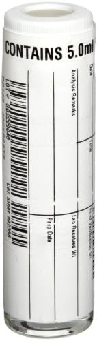 EP Scientific VOC Sampling Vial with 5mL Sodium Bisulfate and Stirbar, Clear, Tare Weighted, 40mL Capacity (Case of 72)