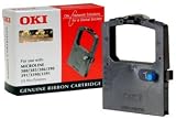 OKI Ribbon Cassette Fabric Nylon Black [for 300 Series-24 PIN-380-385 6-390 1-3390] Ref 09002309