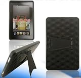 Amazon Kindle Fire Case! Black Tablet Cover with Stand for 7 2011 Tablet. Hard Snap on Case