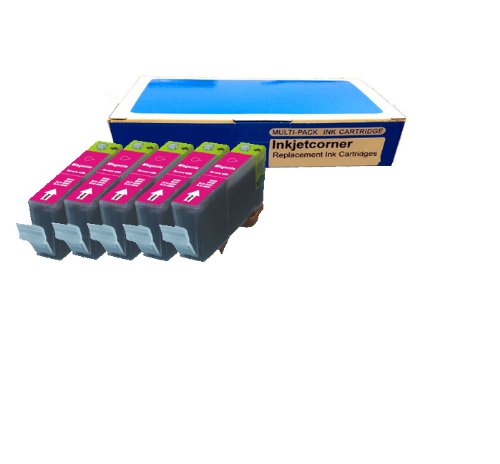 Inkjetcorner 5 MAGENTA Compatible Ink Pack for CLI-226M CLI-226 Canon iP4820 iP4920 MG5120 MG5220 MG5320 MG6120 MG6220 MG8120 MG8220 MX882 MX892 MX712