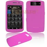 Blackberry Storm 2 9550 Trans. Pink Silicon Skin Case
