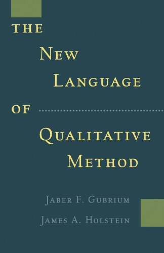 the new language of qualitative method