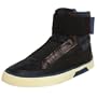 Royal Elastics Men's King Hi Faded Sneaker,Black/Chocolate,10.5 M US