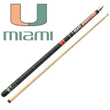 Miami Hurricanes Officially Licensed Billiards Cue Stick by Frenzy Sports
