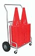 Ez-Roll 18" Cone Cart W/ Pneumatic Wheels