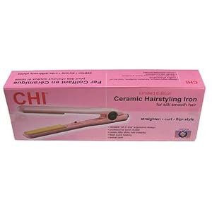 CHI Pink Ceramic Flat Iron 1"