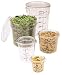 Round Storage Container, 6 and 8 Quart Lid Clear