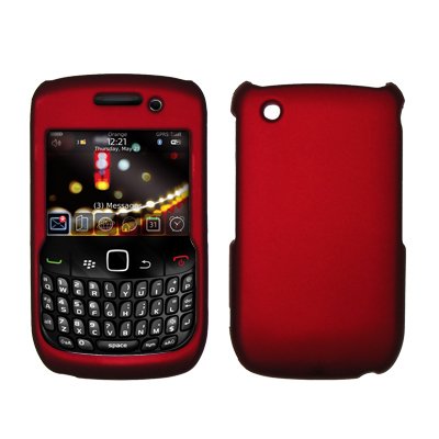 The Blackberry Curve 3G 9300 red case cover also allows for full 