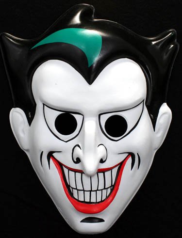 Child Plastic Joker Mask