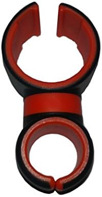 Nantonin TM Multifunctional Portable Mini Universal Mobile Phone Car Steering Wheel Mount Stand Holder, Bicycle Motorcycle Handlebar Mount Compatible with Cellphone bellow Width of 6 Inches (red)