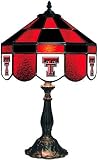 NCAA Texas Tech Red Raiders 14 Tiffany Style Executive Table Lamp