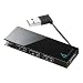 SANWA SUPPLY �����֥��Ǽ4�ݡ���USB2.0�ϥ� (�֥�å�) USB-HMB406BK