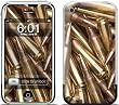 Bullets Design Protective Skin Decal Sticker for Apple iPhone (2G)