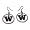 Washington Huskies Hoop Logo Earring Set Ncaa Charm Image #1