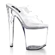 Extremely seXy 8 Inch Sexy Dancer Shoes Womens Evening Shoe High Platform Shoes With Double Strap Fetish