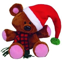 POOKY BEAR WITH CHRISTMAS HAT (GARFIELD'S BEAR) 8" H