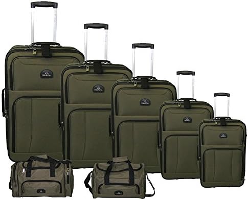 7-Pc Luggage Set in Khaki