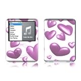 Pink Hearts Design Protective Decal Skin Sticker for Apple iPod nano 3G (3rd Generation) 4GB/ 8GB Player