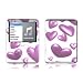 Pink Hearts Design Protective Decal Skin Sticker for Apple iPod nano 3G (3rd Generation) 4GB/ 8GB Player