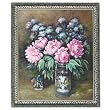 Pink Floral Oil Painting on Canvas - 22x26