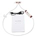 Bluetooth Wireless Headset, Sports Earphone with Microphone, Support Switching Language, Voice Reminding Function, for Samsung Galaxy S5 S4 Note 3 4 iPhone 6 6 Plus and Other Smart Phones (Gold)
