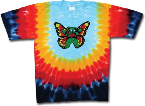 Grateful Dead Butterfly Bears Youth Tie-Dye T-Shirt