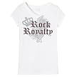 Girls' Xhilaration&reg; Knt Rock Royal Tee - True White