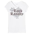 Girls' Xhilaration&reg; Knt Rock Royal Tee - True White