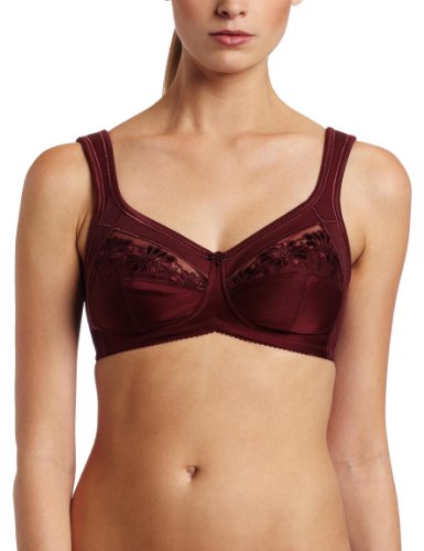 Anita Comfort Damen BH (Ohne B&uuml;gel), 5448 Entlastungs-BH Safina, Gr. 90D, Rot (bordeaux 52 Preisvergleich