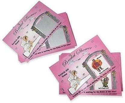 Bridal Shower Party Scratchers: Bridal Scratch-off Game by BadaBadaBingo