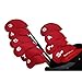 HDE Golf Club Headcovers for Irons Neoprene Slip On Head Cover Sleeves (Red)