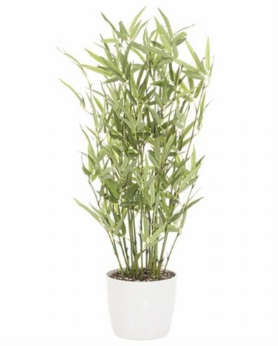 künstlicher Bambus 90cm Naturstamm im Topf