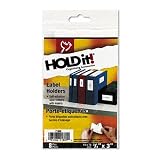 Cardinal(R) HOLDit!(R) Label Holders For 1in. Binders, 3/4in. x 3in., Pack Of 8