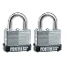 Master Lock 8525T Steel Padlock, 1-Inch, 2-Pack