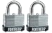 Master Lock 8525T 1-Inch Steel Padlock, 2-Pack