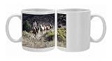 Cattlemen herding Quarter / Paint Horses Photo Mugs