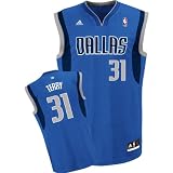Adidas Dallas Mavericks Jason Terry Revolution 30 Replica Road Jersey Extra Large