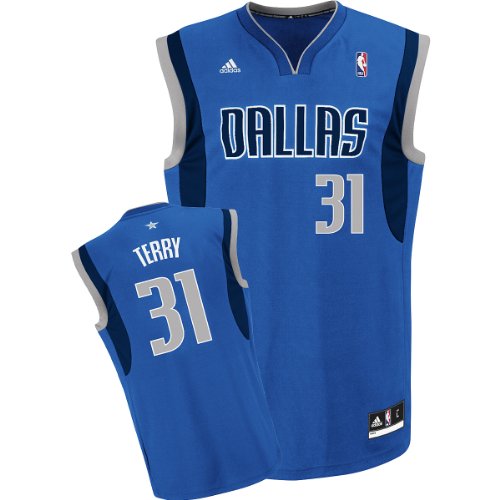 Adidas Dallas Mavericks Jason Terry Revolution 30 Replica Road Jersey Large