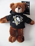 PITTSBURGH PENGUINS 8 INCHES TALL BROWN PLUSH BEAR