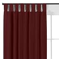 Microsuede Window Panel - Cinnabar