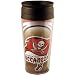 NFL Football Team Logo Vortex 16 Ounce Acrylic Travel Tumbler Glass - Tampa Bay Buccaneers