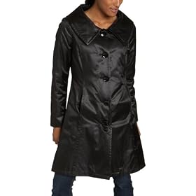 ABS by Allen Schwartz Ladies Havy Button Front Rain Jacket by ABS Allen Schwartz