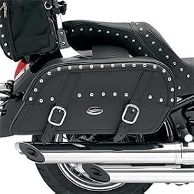 Saddlemen Desperado Slant Saddlebags - Large/Black