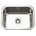 Houzer MS-2309-1 Medallion Classic Series Undermount Stainless Steel Single Bowl Kitchen Sink